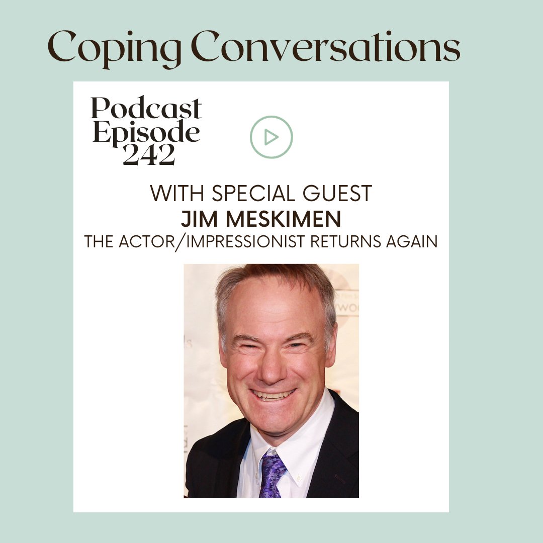 New Year, New Episode of Coping Conversations! Dr. Phillips kicks off the year with returning guest @jimrossmeskimen who brings to life New Year's resolutions of famous figures through his stellar impressionism. Listen on your favorite podcast app 👉 bit.ly/3E1cpeq