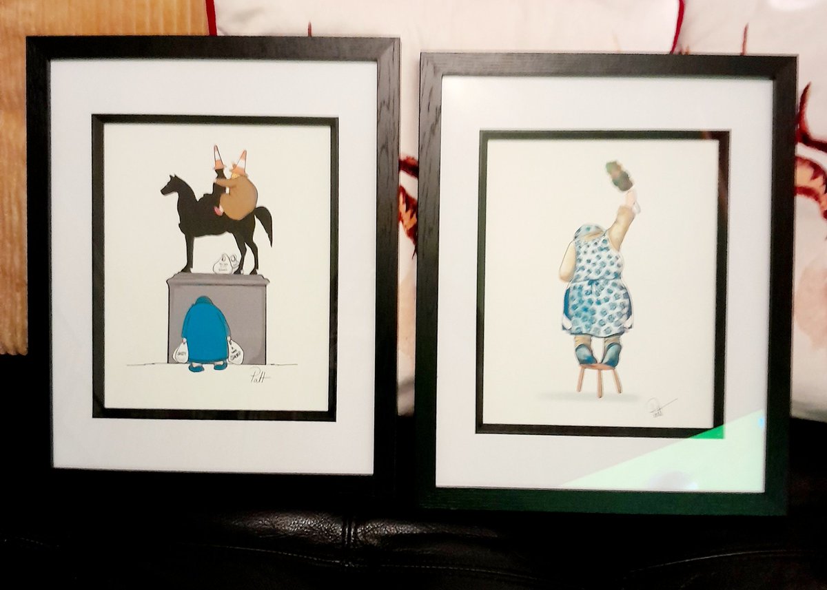 OorPatts's tweet photo. #HelpRequired I will be adding these wee fellas soon. I have 2 more frames. Which OorPatts prints should I frame next? What are your favourites? https://t.co/RV9aN4z9Hk