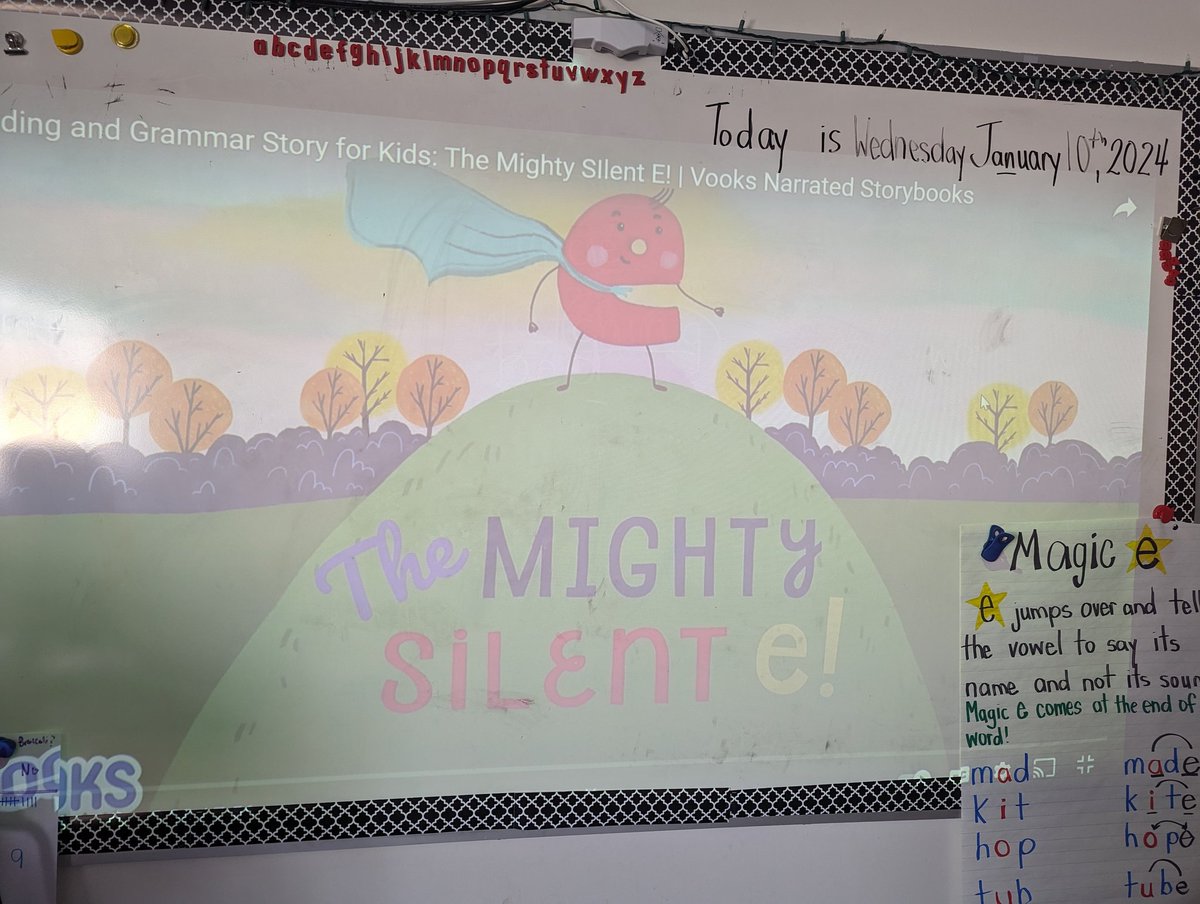 Gr 1 students <a href="/StEmilyOCSB/">St. Emily School</a> have just learned about the "magic, super, sneaky, silent e." We have now unlocked so much more reading power !!! #ocsbLiteracy #ufli