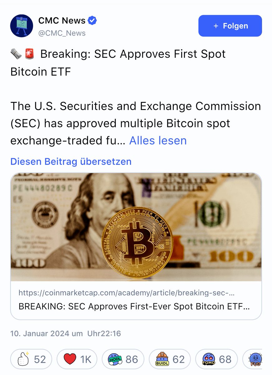 Andre_Reif's tweet photo. Historisch. 100 % bestätigt 👍 %
#Bitcoin https://t.co/pMS1gRzXU0