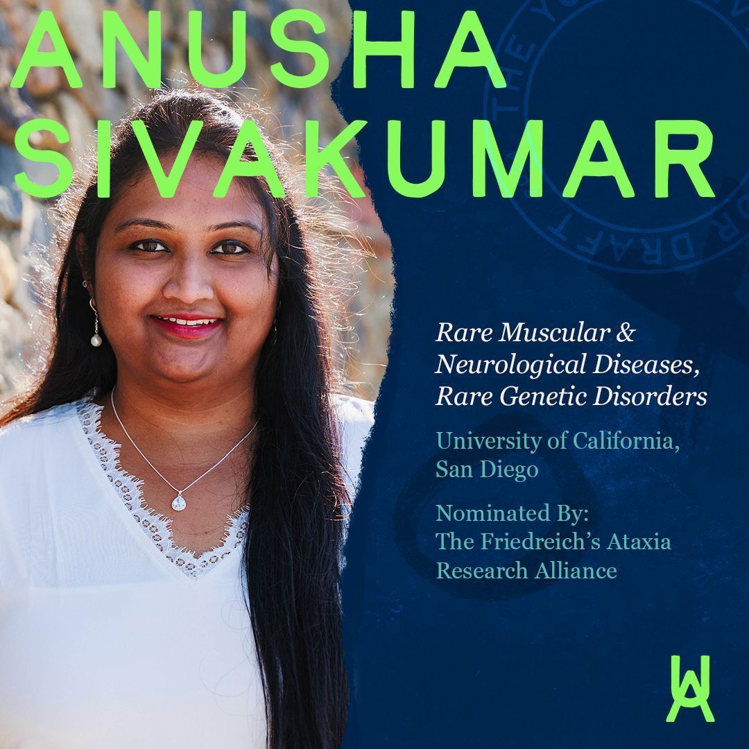 We are excited to announce our collaboration with @UpliftingAth to award Anusha Sivakumar a $20k grant in support of her research on Friedreich's ataxia! Join us in celebrating Dr. Sivakumar at the Young Investigator Draft on Feb 3! #YID24 bit.ly/47R9QLz