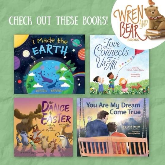 I’m honored to be one of the authors of this small but mighty imprint, Wren and Bear Books (<a href="/EndGamePress/">End Game Press</a>)! Check out these beautiful picture books. All of them provide valuable resources for kids 4-7. #picturebook #kidsbook #fosterfamily #singledad  #earthday  #easterbook