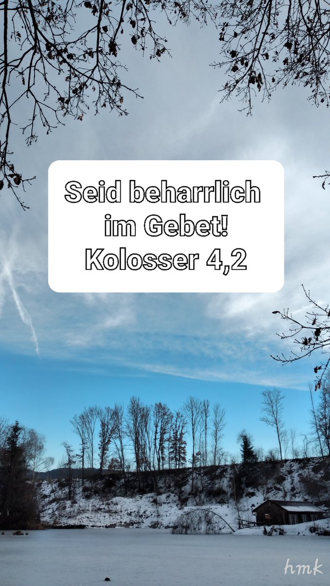 krawagna_h's tweet photo. Seid beharrlich im Gebet!
#Kolosser4,2

#hmk_1b https://t.co/5KxBfVNaEg
