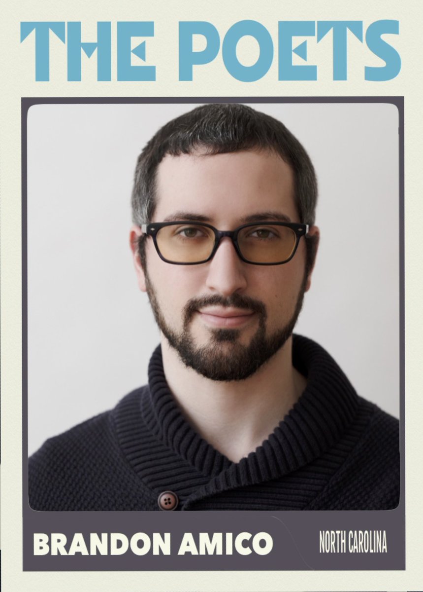 poetbaseball's tweet photo. As Poet Baseball Cards grows and develop, it’s nice to have  these little resting points to celebrate. With publication of Brandon Amico’s card, Series D is officially complete. This means we have now featured eighty poets. Really grateful that the project continues to thrive. https://t.co/xc5LUmIu5t