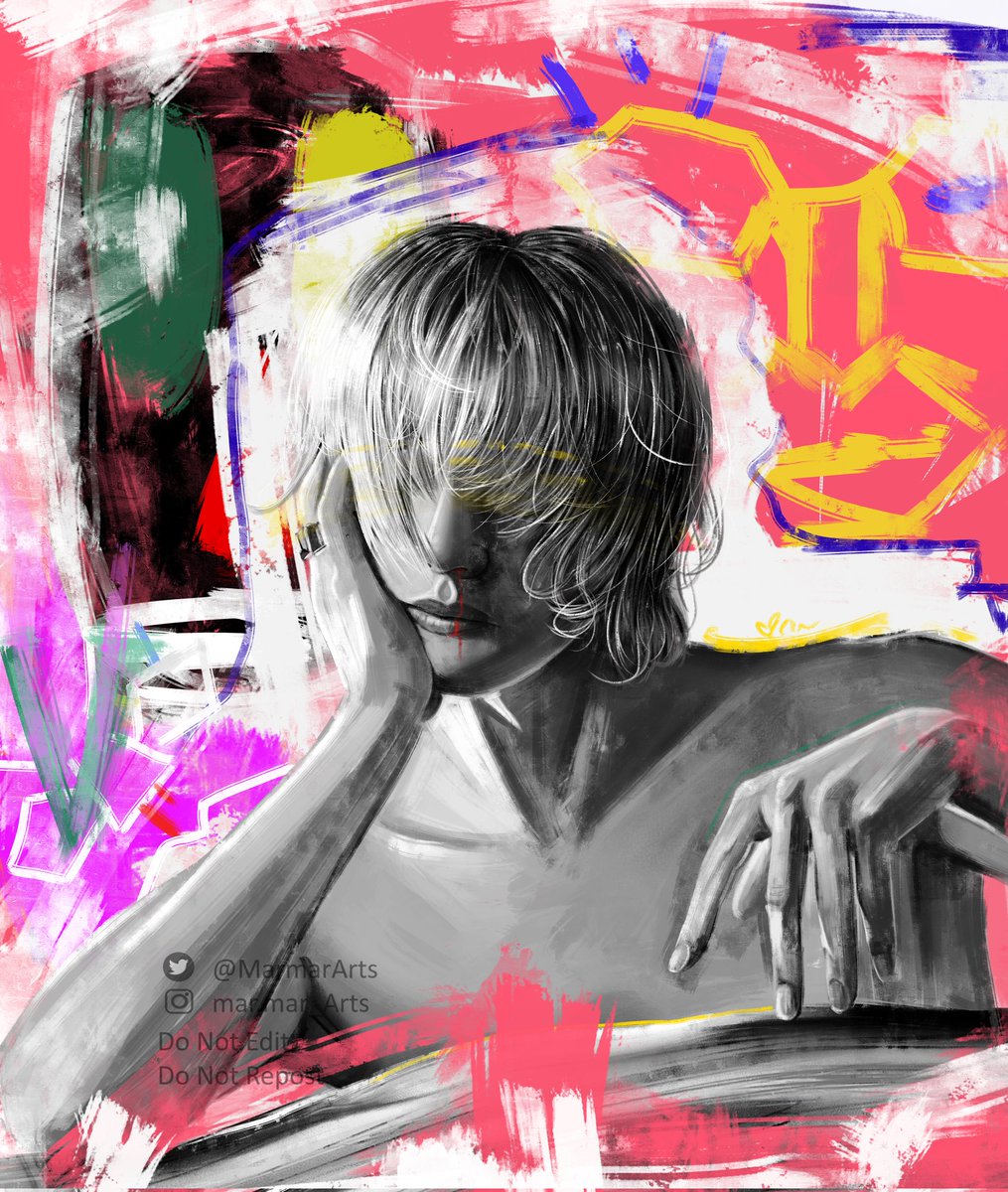 MarmarArts's tweet photo. Vante 💜
#Taehyung 
#bts https://t.co/bKVwyub4YU