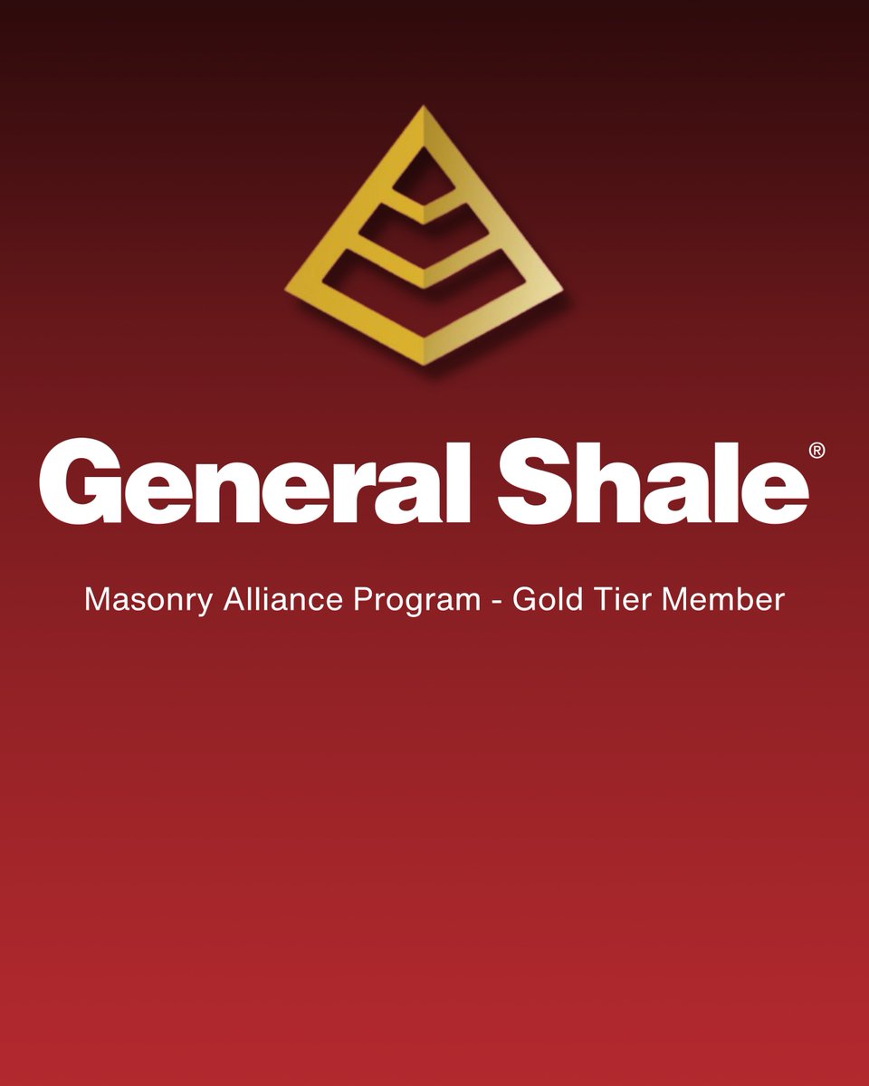The <a href="/mcaa/">Mason Contractors</a> Masonry Alliance Program (MAP) officially launched at the beginning of January, and General Shale is proud to be a GOLD TIER member.🥇
#Masonry #brick #generalshale #masonryallianceprogram