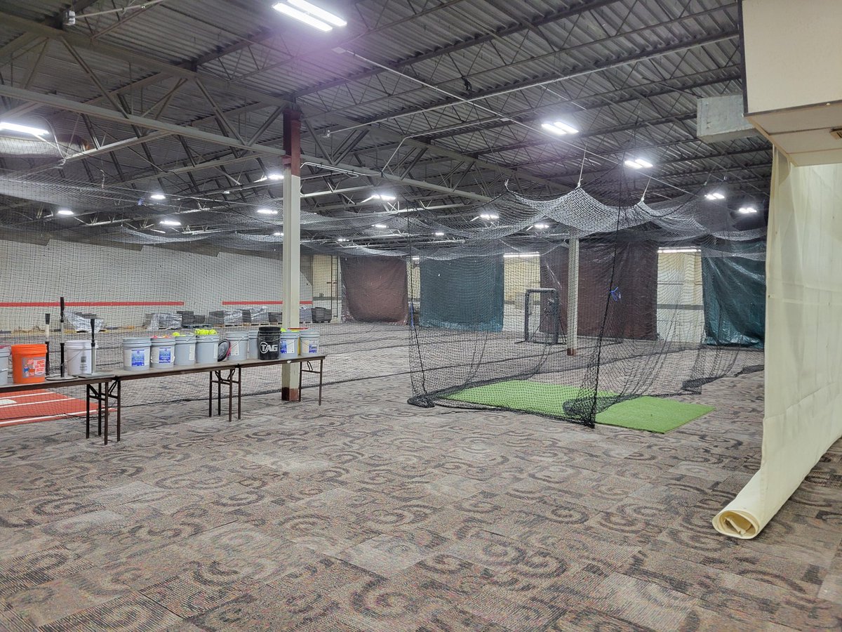 T-minus 6 days till we open the 2024 season in our new hitting facility. A lot of hard work from the GV  Baseball/Softball coaches and shooting sports coach.