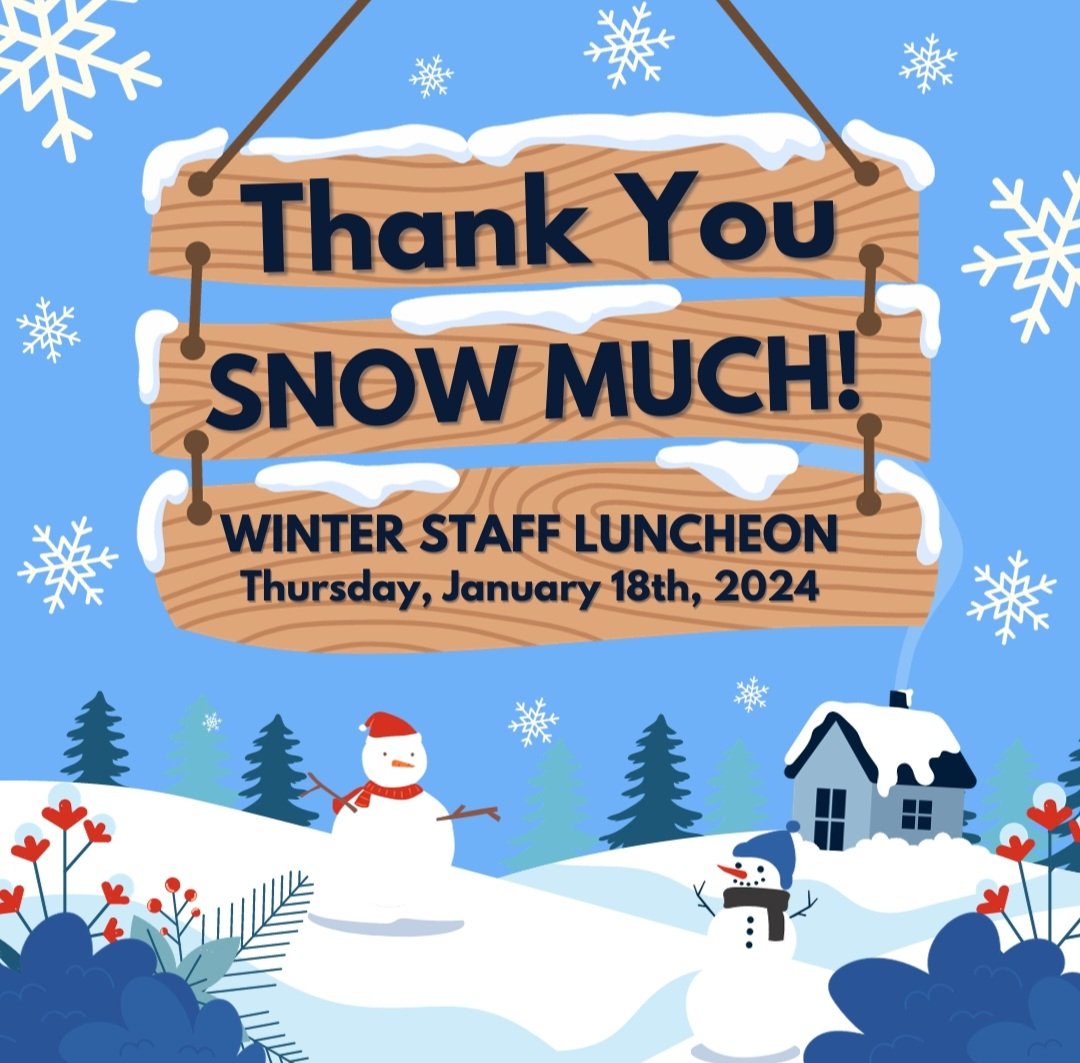 Our Winter Luncheon is on Thursday, January 18th. We need help from our MECC families providing drinks, desserts, and exciting raffle prizes for our MECC teachers and staff. 

SIGN UP HERE to donate to our staff luncheon:

signupgenius.com/go/10C044DACAD…