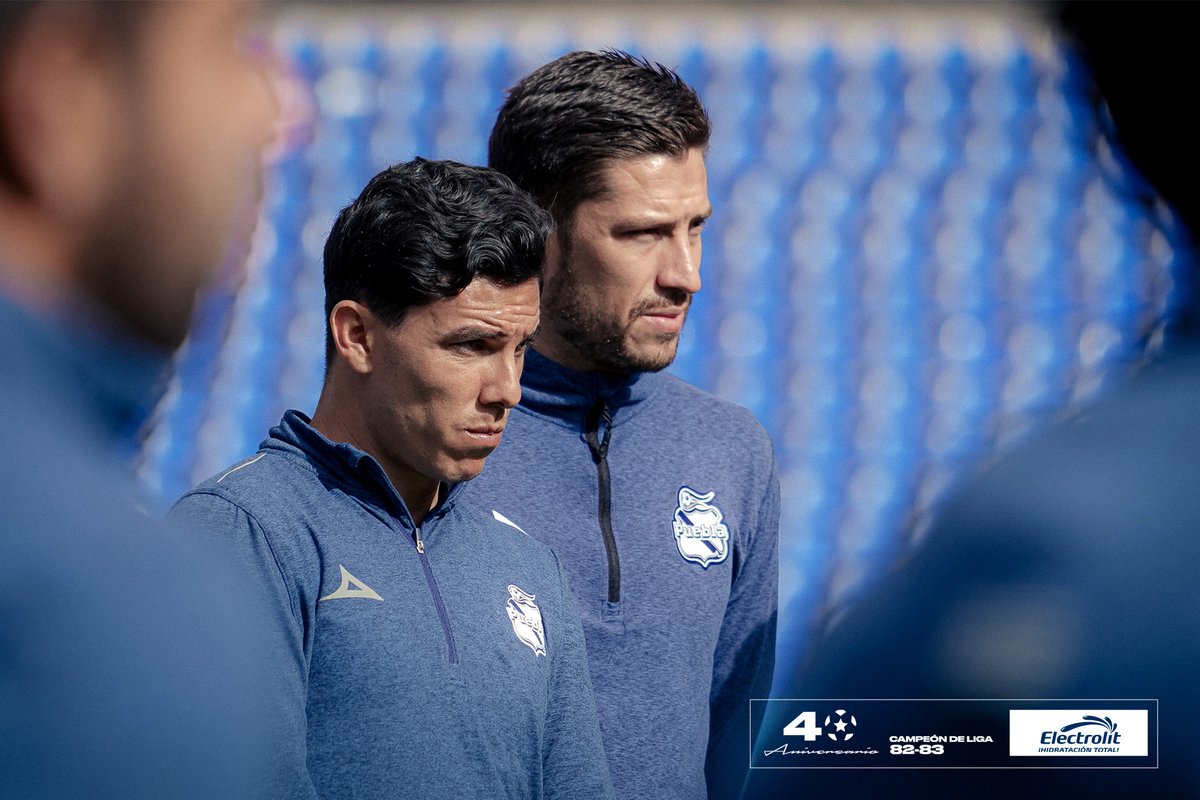ClubPueblaMX's tweet photo. Mitad de semana y comenzamos a preparar nuestro primer compromiso🫡 Aquí se trabaja por el 🔵⚪️

¡Aquí todos con Identidad Puebla en cada ejercicio, balón, hidratación y atención!👊🏻

#LoÚnicoQueNecesitasEsLaFranja🎽 https://t.co/iKzqUCZqrd