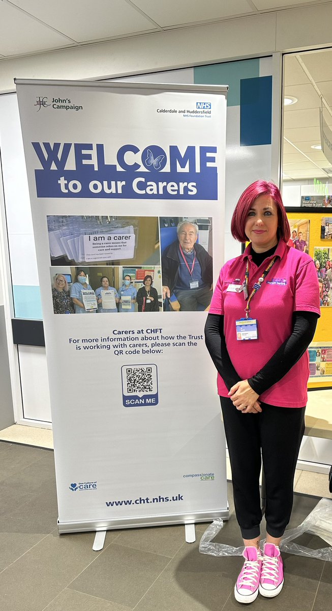 Supporting our carers is a united effort from
Admin , house keeping,nursing , all our staff <a href="/CHFTNHS/">Calderdale and Huddersfield NHS Foundation Trust</a> recognise carers and welcome them I to our hospitals <a href="/JohnCampaign/">John's Campaign</a> <a href="/EnhanceCareCHFT/">Enhanced Care CHFT 🦋</a> <a href="/HealthwatchE/">Healthwatch England</a>