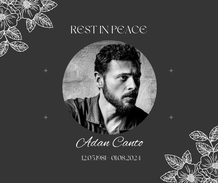 CAMusicHall's tweet photo. The California Music Hall of Fame would like to send our condolences to the friends and family of Adan Canto, a prominent figure in the movie industry. 

Rest in Peace Adan 🕊️ https://t.co/lDoMi9as69