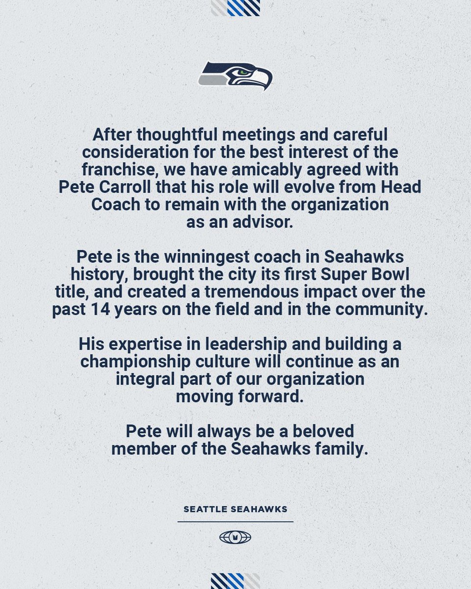 john_talley's tweet photo. I am hearing Pete was asked to step down to pave the way for a sale of the Seahawks. @SpeakOnFS1 Stay Tuned more to develop.
@FastNFLInsider @stephenasmith @TheHerd https://t.co/ytBLH7xwXa
