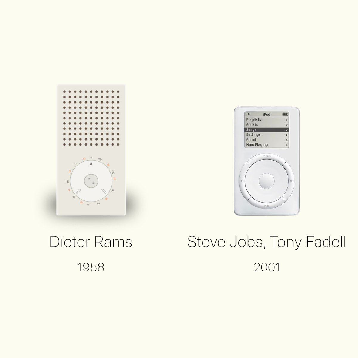 If you'd like to make iconic designs, remember:

Good artists copy. Great artists steal.

"And we have always been shameless about stealing great ideas." — Steve Jobs