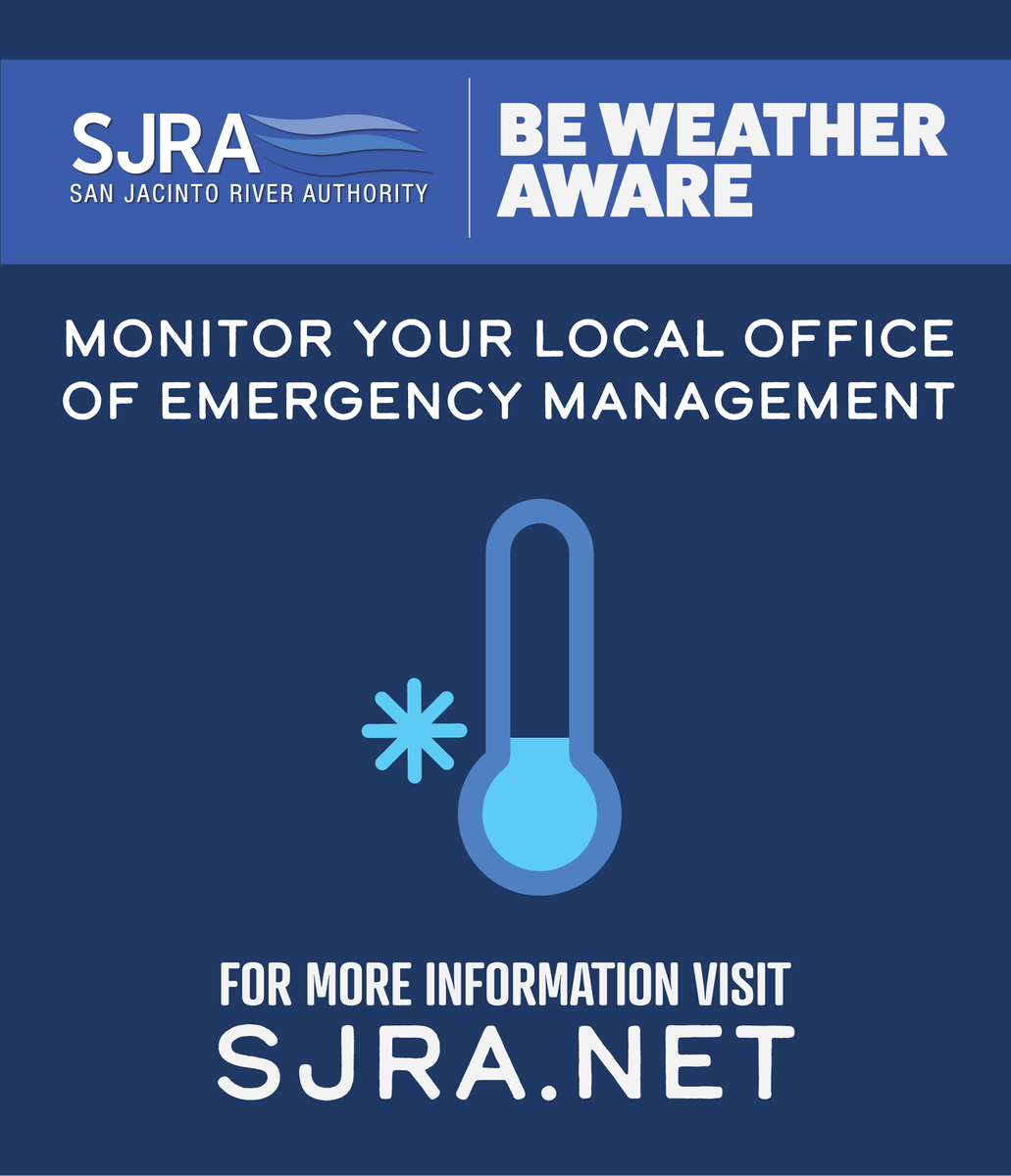 SJRA_1937's tweet photo. With upcoming winter weather later this week into early next week, make sure you are following @NWSHouston, @JeffLindner1, @MCOEM to stay #weatheraware and safe during this winter season! https://t.co/pgfqgIJp97