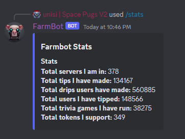 unisi_si's tweet photo. Mint on Discord? Why not? 
Those guys are doing a great job!
Congratulations @TheFarmBots!

#Cardano #CardanoCommunity #CNFT #Discord https://t.co/vAdPuQrhfY
