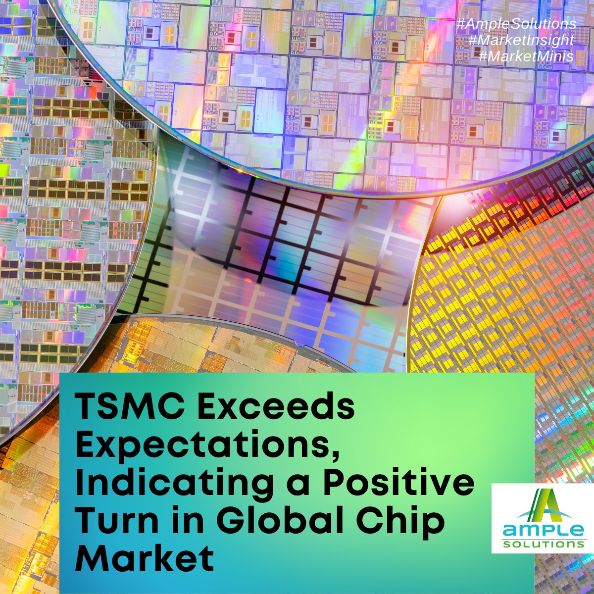 #TSMC's sales for December 2023 reached USD 5.7 billion (NTD 176.3 billion), surpassing expectations.   This optimistic development hints at an improved outlook for 2024, and Ample Solutions stands ready to offer fast and reliable support for your #electroniccomponent needs.