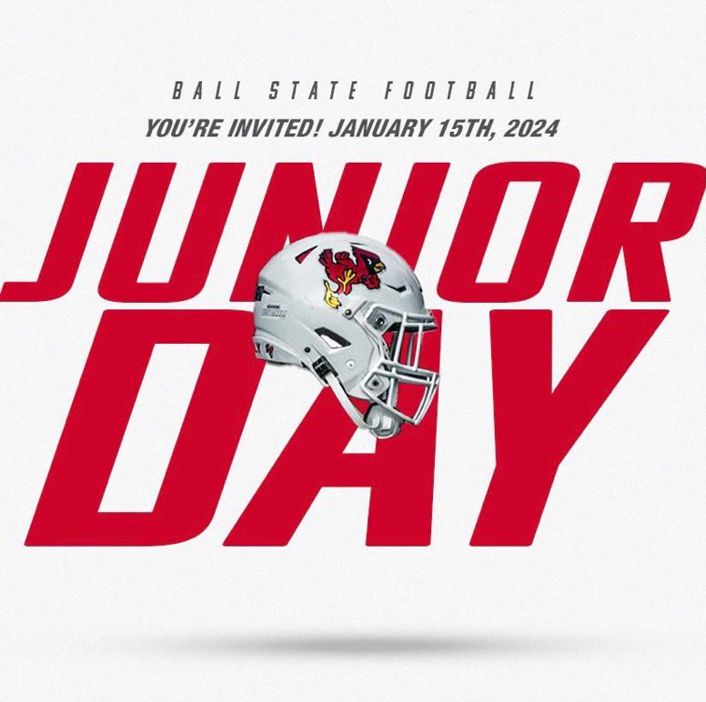 Super excited to be back up in Muncie for their junior day! Thank you @Natkins42 for having me up! @IndyWeOutHere @Indyrecruit_ @PrepRedzoneIN @SWiltfong247 @Bryan_Ault @CoachJuice_1 @HoundsCoachA @coach_hebert