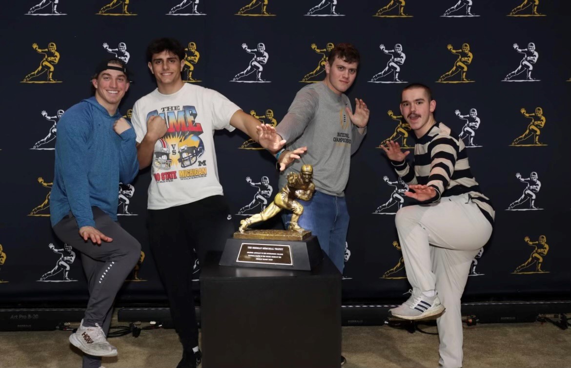 BWSPMHTM's tweet photo. In honor of The GOAT Nick Saban retiring, check out some photos our @BaldwinWallace @BWSPMHTM students at the CFP this past week...join our team and this could be you next year! https://t.co/MWkk6M4wC8