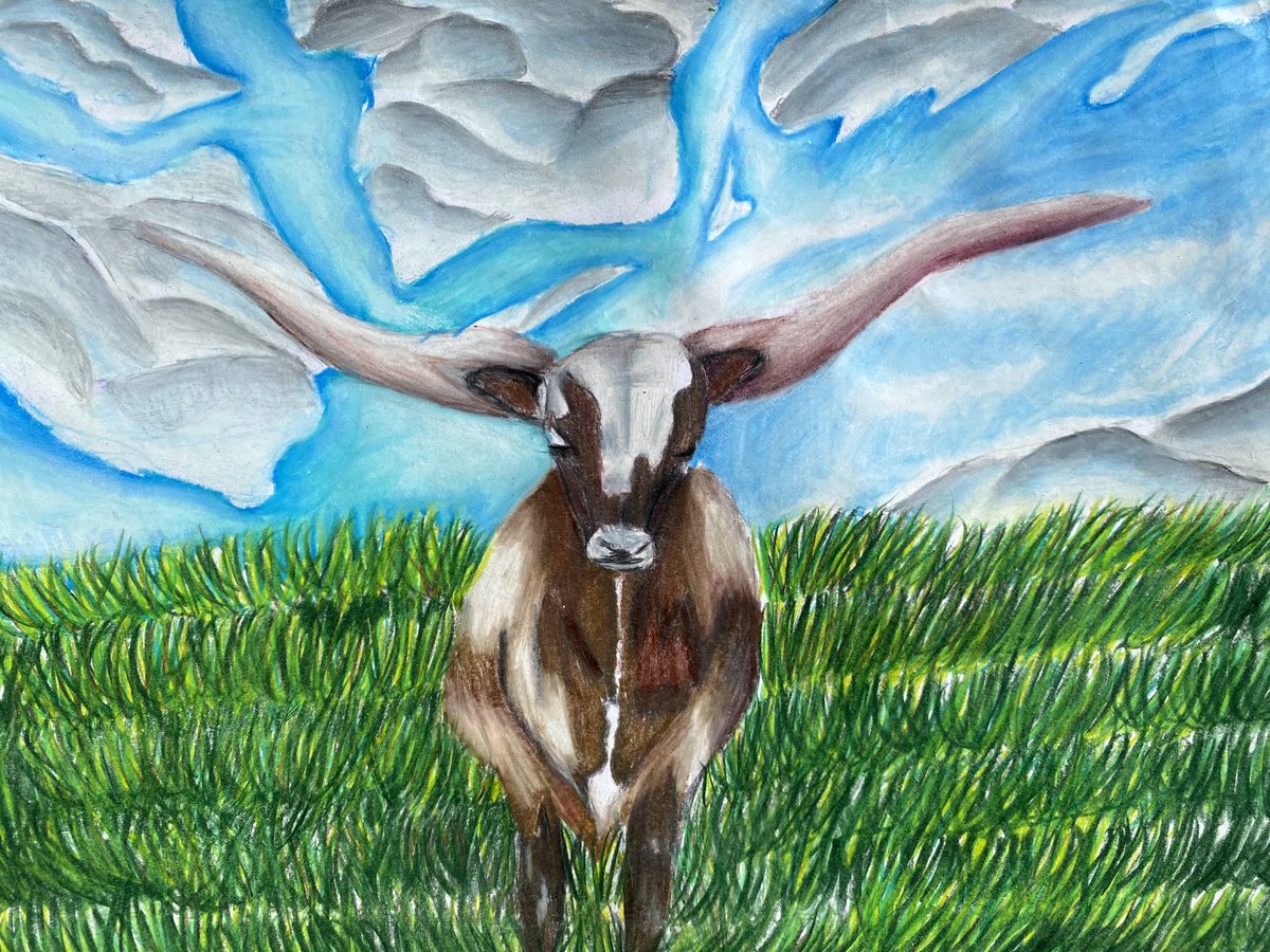 GLECART's tweet image. So inspired by my artists’ Rodeo Art ⁦@GLECPVA⁩ ⁦@chandelart⁩ ⁦@HISDFineArts⁩