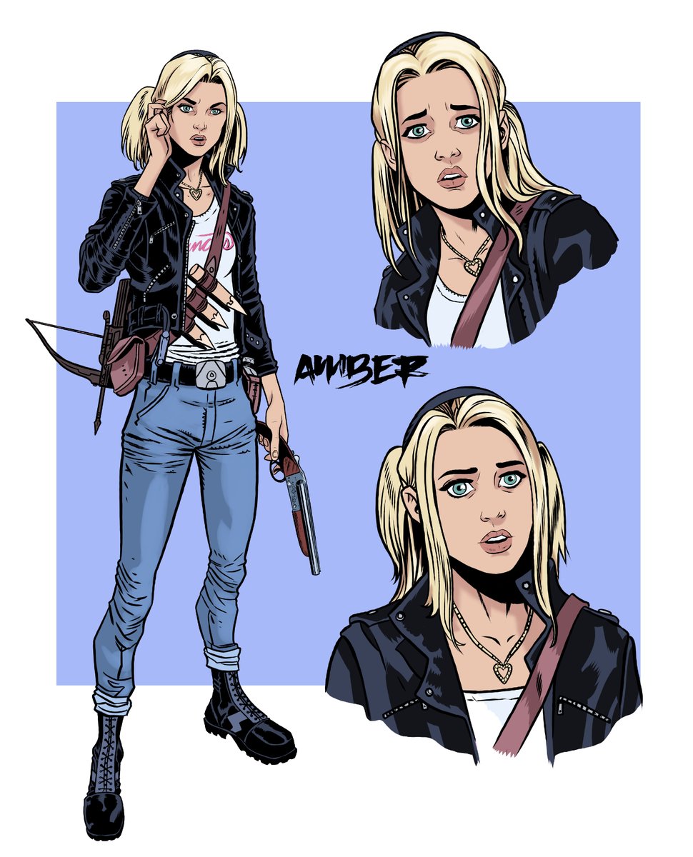 How's this for a classic throwback? One of the East Side originals - dressed to kill. Keep an eye out for Amber the Fiend Slayer...