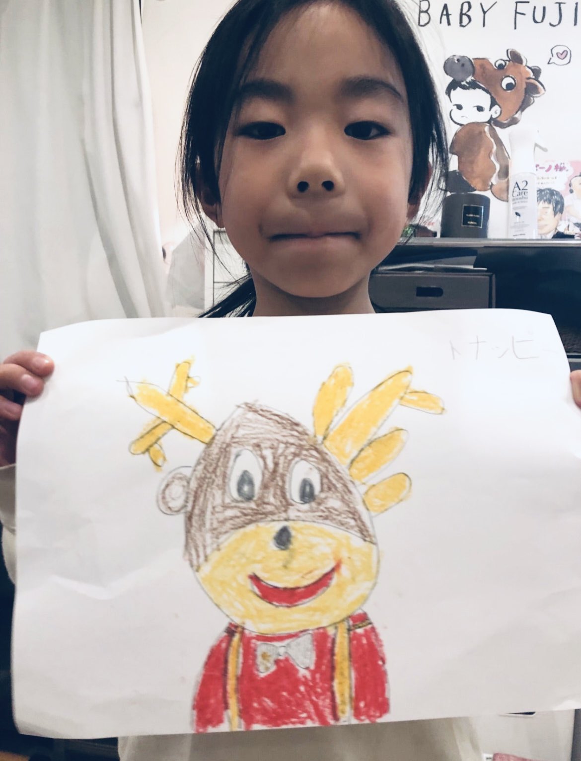 ぶどうロール似顔絵 ⭐︎ 【店名】toco.toco 【主な商品】似顔絵キーホルダー&缶