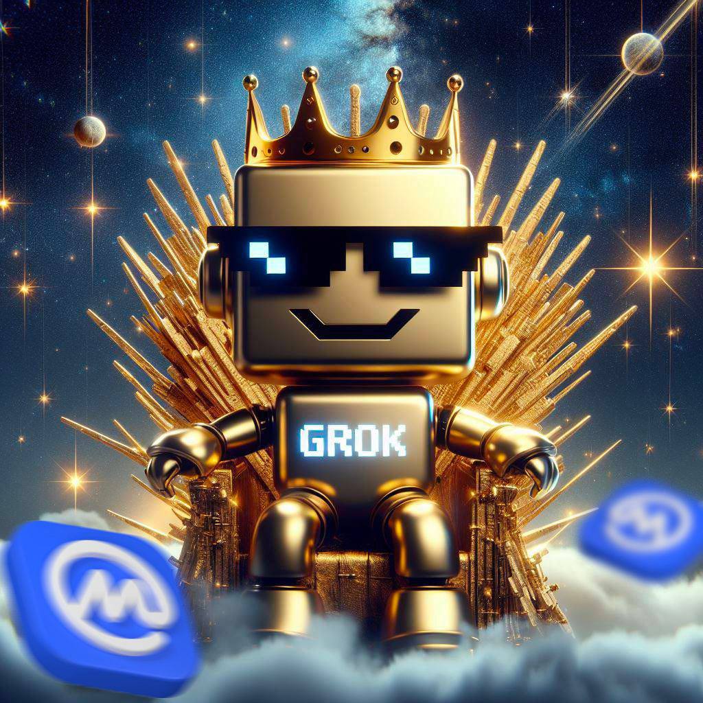 GrokCoinmeme's tweet photo. https://t.co/YwxU0yFSOR

Congratulations #GrokCoin has been listed on CMC. Are you ready to go to the moon with us and reach $10M?? https://t.co/HgpdmO5rga