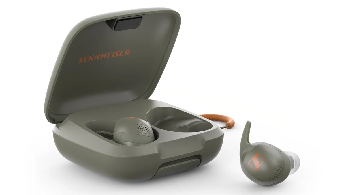 Sennheiser’s new wireless earbuds features both a heart rate sensor and a body temperature sensor that can provide real-time biometric feedback. #Sennheiser #CES2024 #wirelessearbuds 🎧🎶👂