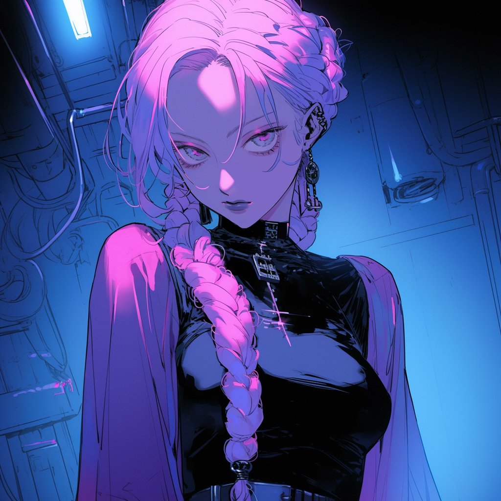 elliemay_kc's tweet photo. The Neo Tokyo Girl. AI #AIart #midjourney #nijijourney #generativeAI #illustrations #illustration #illustragram #illustgram #イラスト #イラストグラム #neotokyo #neon #alienpunk #y2k #cyberpunk https://t.co/1ogUvRUacq