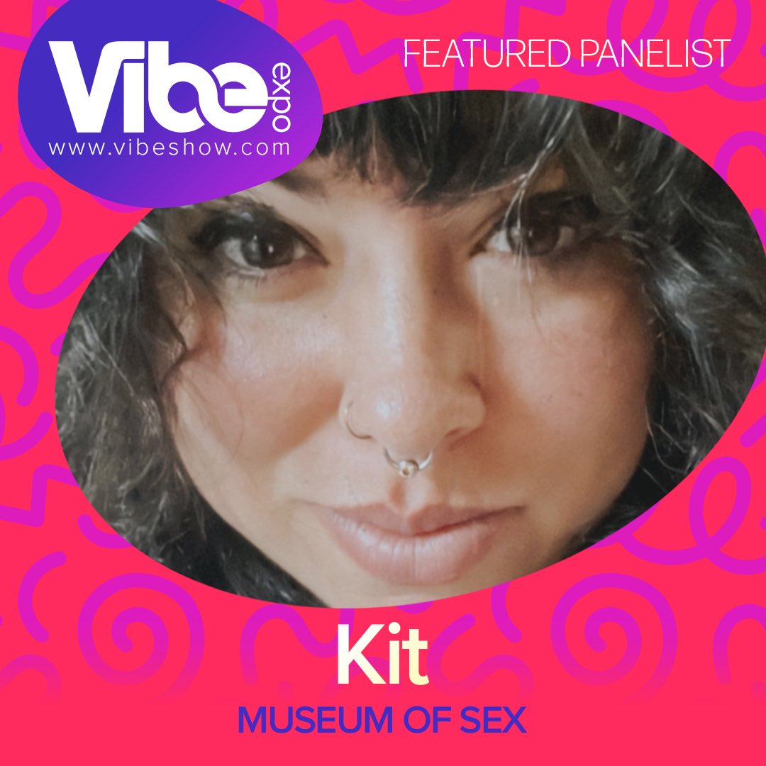vibeexpo's tweet photo. Meet #KitRichardson , Director at the Museum of Sex! 🌟 The museum of sex store contains diverse and carefully curated products!! Join us at the Loews Hollywood Hotel on January 12-13!🤤 Grab tickets at https://t.co/cQOYpQmS5h #VibeShow https://t.co/LYIGsL91o7