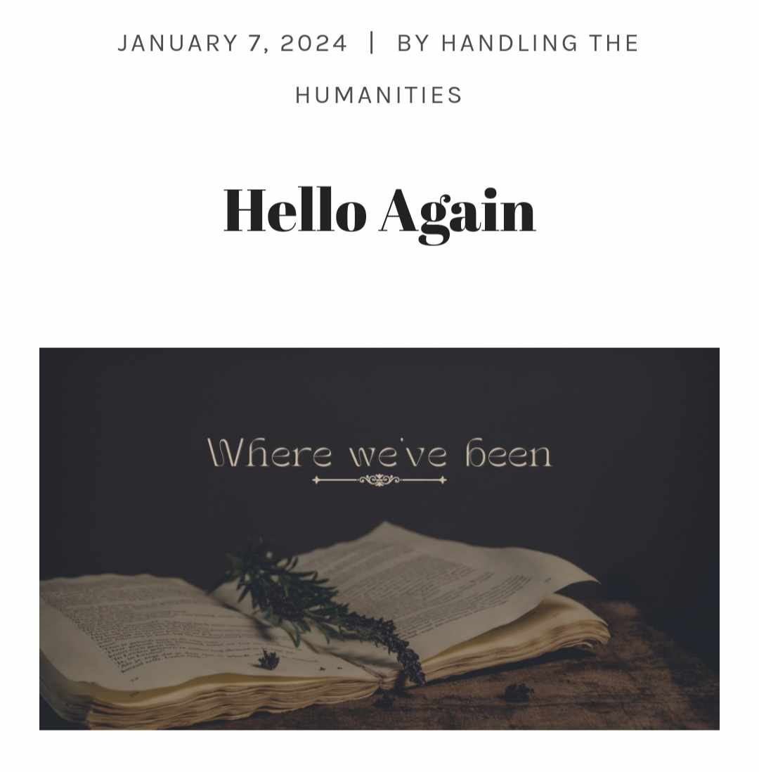 HtHBlog's tweet image. Happy New Year! We know it&apos;s been a while, so here&apos;s where we&apos;ve been and what we&apos;re up to #AcademicTwitter #AcademicChatter