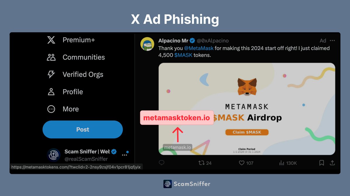 realScamSniffer tweet picture