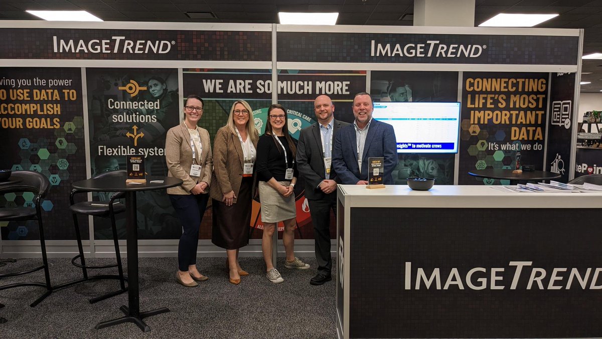 ImageTrend_LLC's tweet photo. The ImageTrend team is all set and excited for a dynamic few days of connecting, exploring the latest industry trends, and celebrating exciting research breakthroughs!  #NAEMSP #ImageTrendTeam #IndustryInsights #Collaborate https://t.co/RcJI6T5JDm