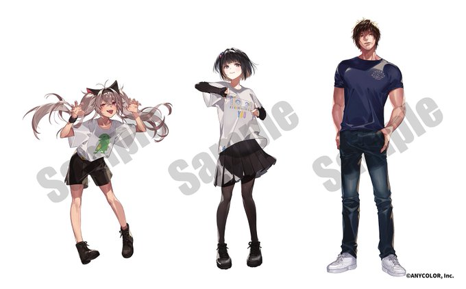 こちらのお三方、描かせて頂きましたぞ!
