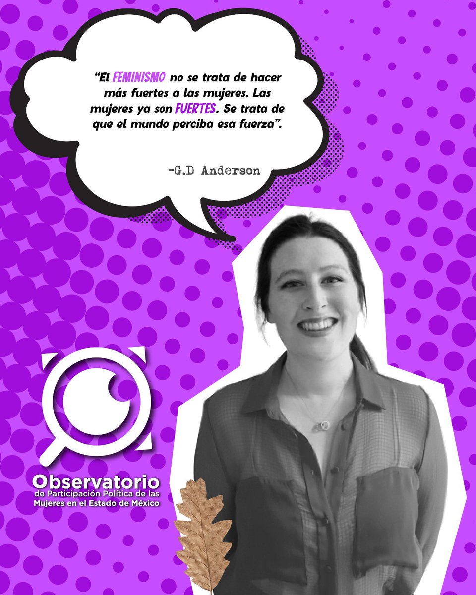 OPPMEdomex's tweet photo. G.D Anderson es una escritora feminista australiana y fundadora de la organización benéfica  The Cova Project. 

Esta poderosa declaración se volvió viral en el Día Internacional de la Mujer de 2014, después de haber sido citada en varios sitios web. https://t.co/DESxbzHNOB