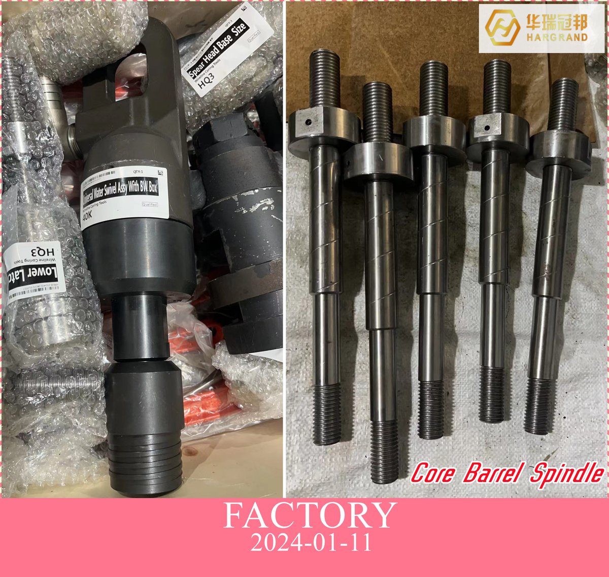 CandaceZhou7's tweet image. YES...
Wire-line
Spare Parts
And Water Swivel
For Your Choice...
Checking &amp; Inquiry
WhatsApp +86 187 3166 6682
#CoreTech #Diamantina #DiamondBits #DiamondDrilling #FormulaDiamondBits #CoreDrilling #Minería #Exploración #Exporation #Exporación #Driller #Geotechnicaldrilling