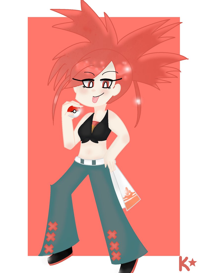 Chikamew98's tweet image. As always I love doing redrawings, this would be the first of the year. 10 years have passed but I will continue to improve ✨
#pokemonORAS #Flannery