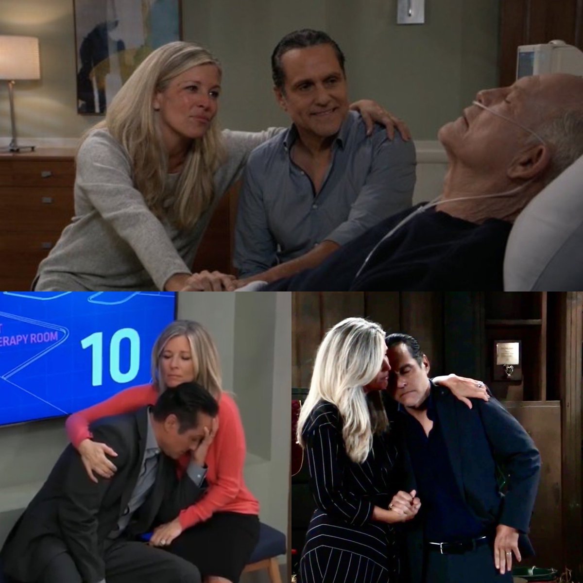 naifar27's tweet image. S&amp;amp;C are always there for each other… b4 NF, CarSon’s relationship was solid… they had just been thru 2 life-altering experiences - Carly’s pregnancy/Donna’s birth &amp;amp; Mike’s illness/death👇they were both happy &amp;amp; closer than ever! To say otherwise is a lie 🤷🏻‍♀️🙄 #GH