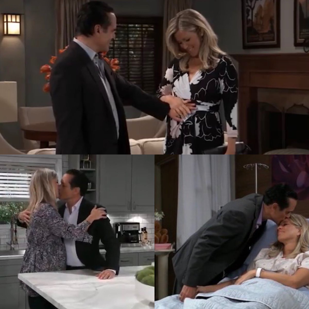 naifar27's tweet image. S&amp;amp;C are always there for each other… b4 NF, CarSon’s relationship was solid… they had just been thru 2 life-altering experiences - Carly’s pregnancy/Donna’s birth &amp;amp; Mike’s illness/death👇they were both happy &amp;amp; closer than ever! To say otherwise is a lie 🤷🏻‍♀️🙄 #GH