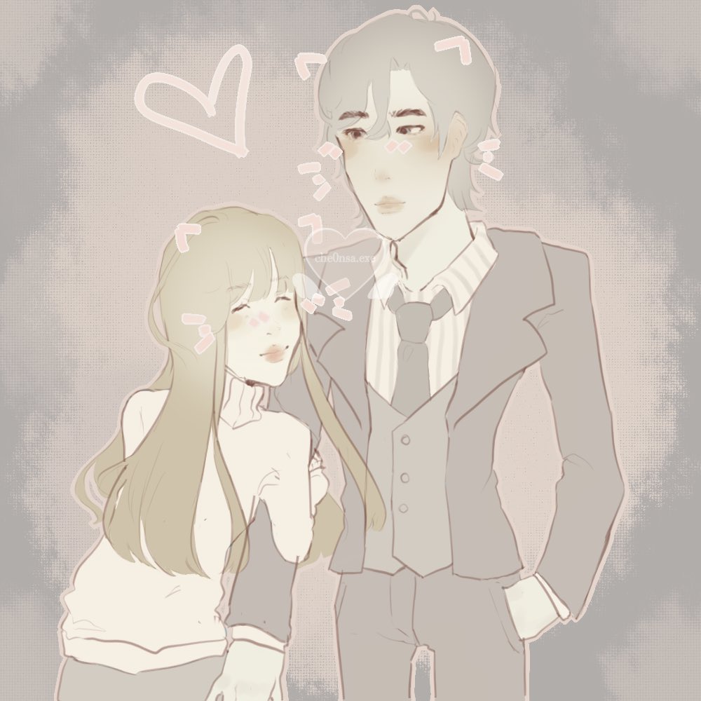 che0nsaaa's tweet photo. Doodle before bed #mysticmessenger #mysmes #juminhan https://t.co/g7eFzmxrQk