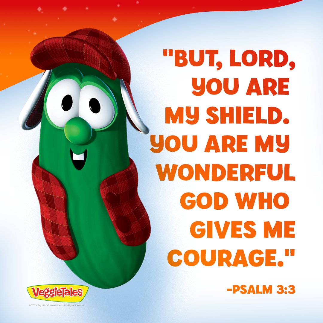 VeggieTales's tweet image. He will renew your strength! 🙌

#VeggieTales #courage #strength #bibleverse