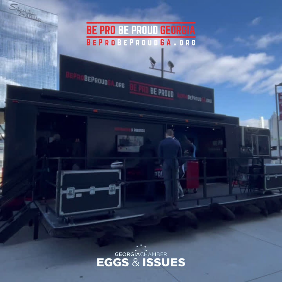 We were thrilled to kick off our 2024 tour season at the Georgia Chamber of Commerce's annual Eggs &amp; Issues breakfast at Mercedes-Benz Stadium. 

#BeProBeProudGA
#GeorgiaChamber
#EggsIssues24