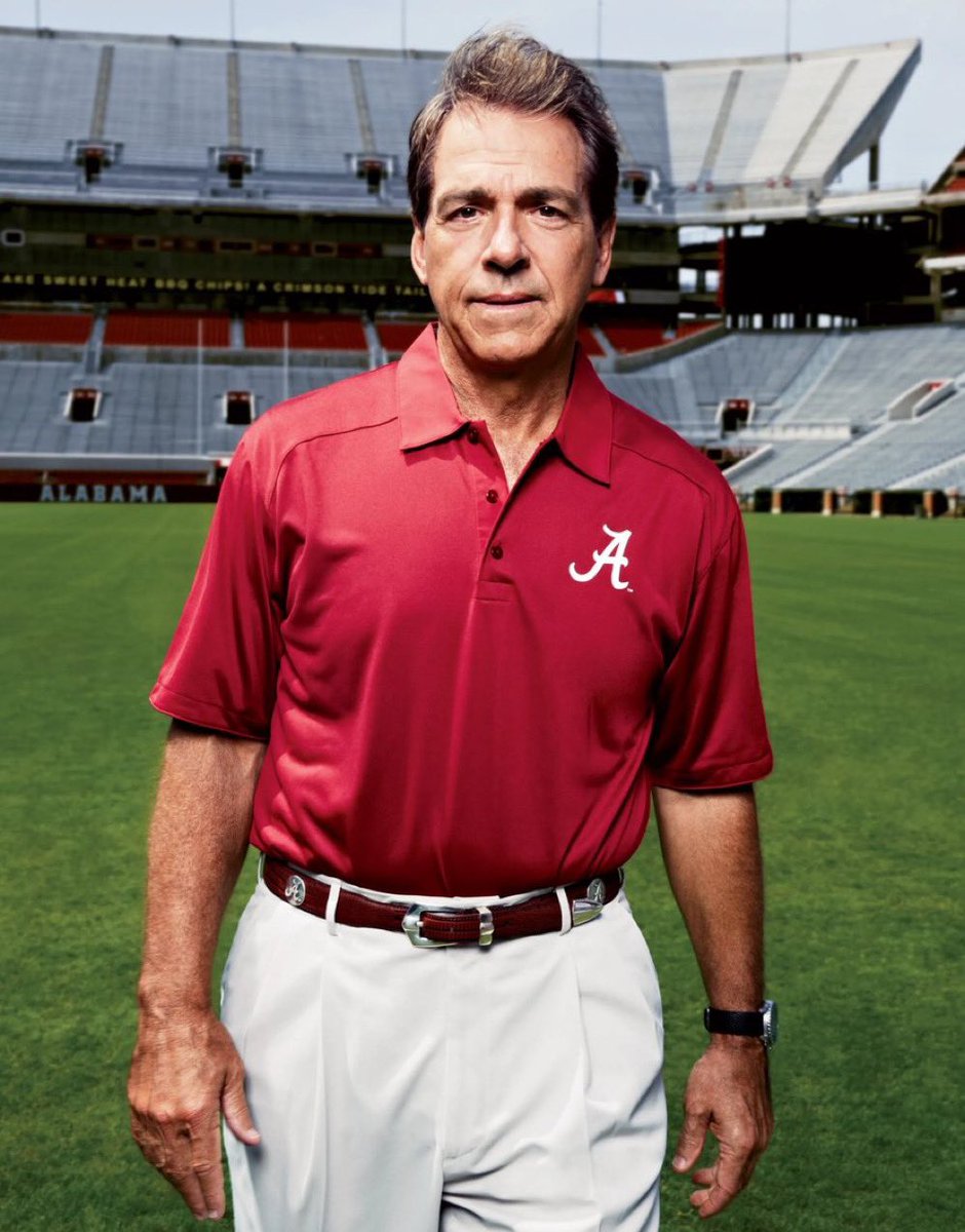 RGIII's tweet photo. Congratulations to Nick Saban on a Hall of Fame Coaching Career. He is the Greatest College Football Coach of All-Time and has impacted the game of football in an immeasurable way. Be where your feet are and enjoy retirement Coach, you earned it. https://t.co/sODI1vn54H