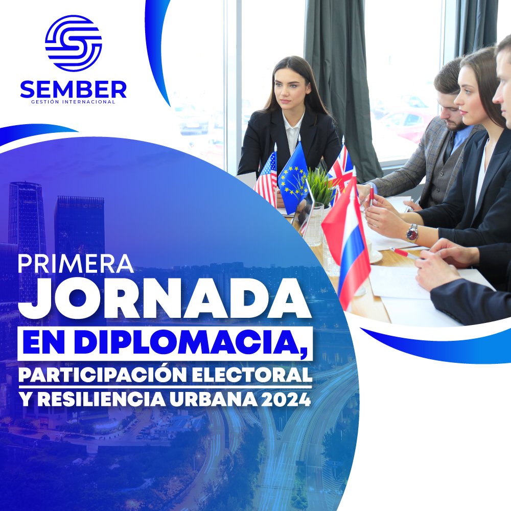 Sembersv's tweet photo. 🤝Esta Jornada te ayudará a fortalecer tu capacidad de liderazgo, desarrollar habilidades en diplomacia, participación cívica y comprensión de la resiliencia urbana. Tendrás la oportunidad de realizar networking y conectar con personas de 15 a 20 países 🗺️🌍
#sember24 https://t.co/ODBTx6J2RQ