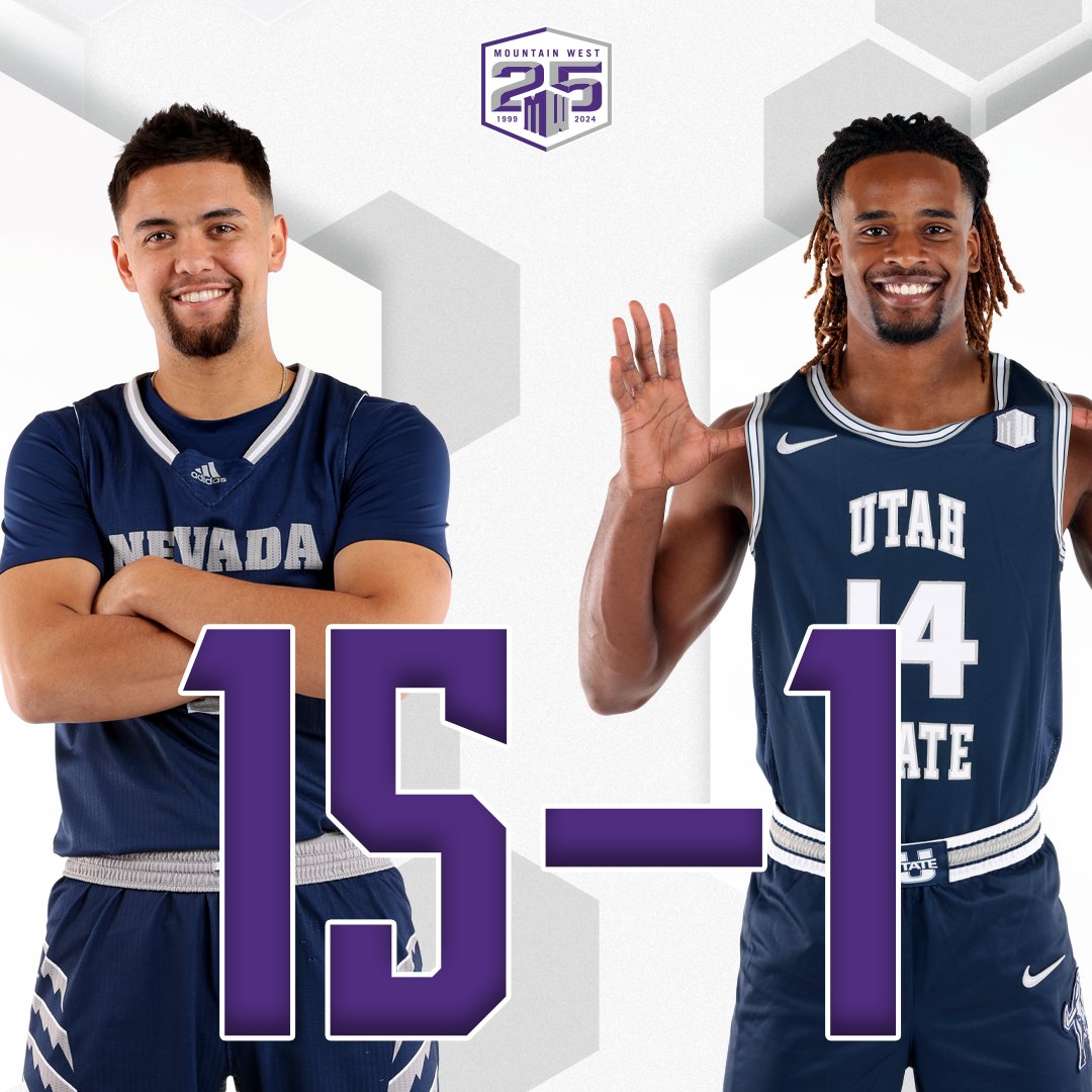 Only two teams in America are 15-1.

They’re both in the Mountain West.

<a href="/NevadaHoops/">Nevada Basketball</a> <a href="/USUBasketball/">USU Men's Hoops</a>