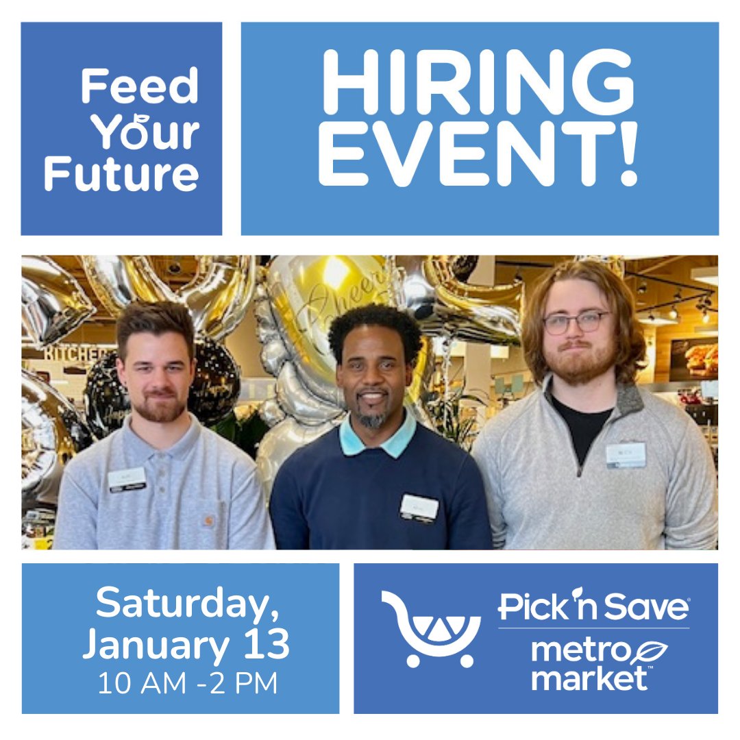 ALL STORE #HIRING EVENT on Saturday, 1/13, from 10 AM. - 2 PM 📅

There are full-time, part-time, management and flexible daytime scheduling positions are available across all departments which offer a top-notch benefit program!

Find more details here:
thekrogerco.com/careers/