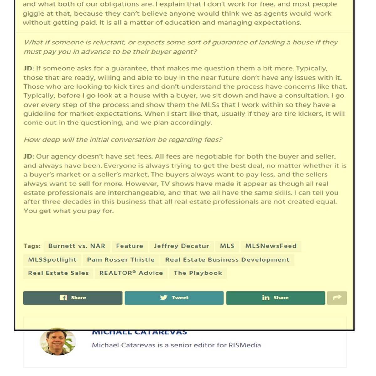 JeffreyDecatur's tweet image. Follow link to new article I was quoted in

rismedia.com/2024/01/03/how… #remax #remaxhustle
#capitalregion #crs #rrcny 
#timesunion #jeffreydecatur #wsj #Waterfordny  #capitalregion #colonieny#howsthemarket  #whatsmyhomeworth #luxuryrealestate #luxuryagent #rismedia