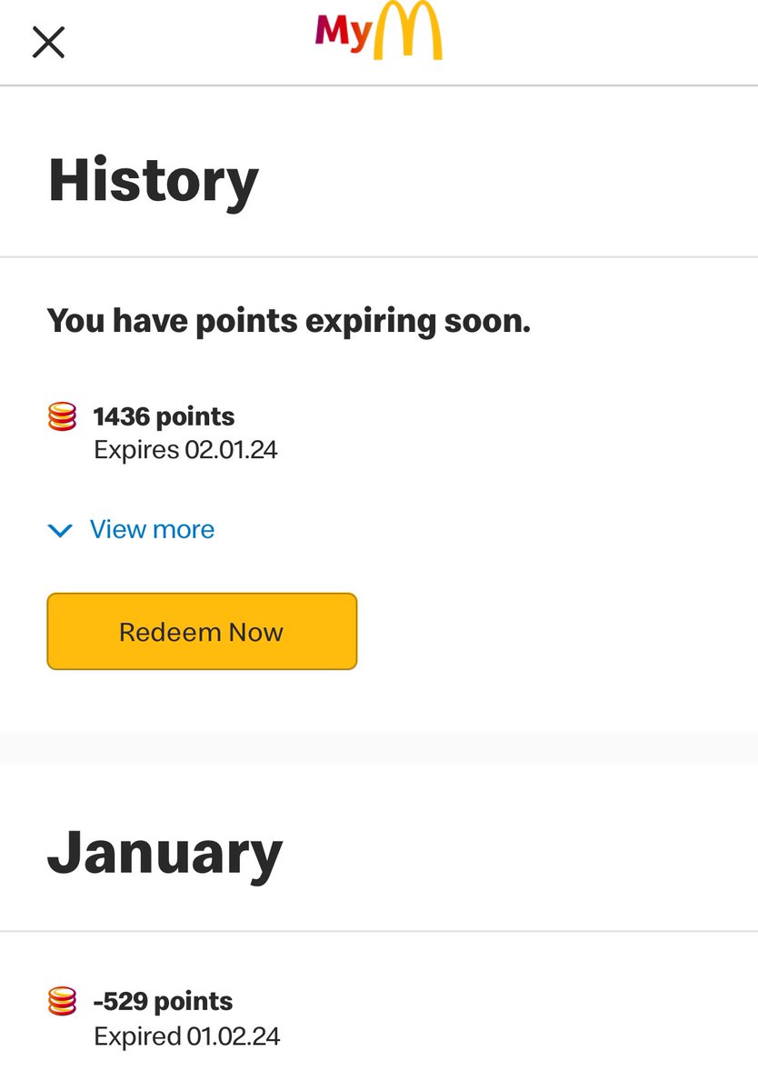 MrTarleton's tweet photo. @McDonalds Expiring points isn't a very ethical practice. What if we all let your business expire? Be better. https://t.co/4kWAWdlKK8