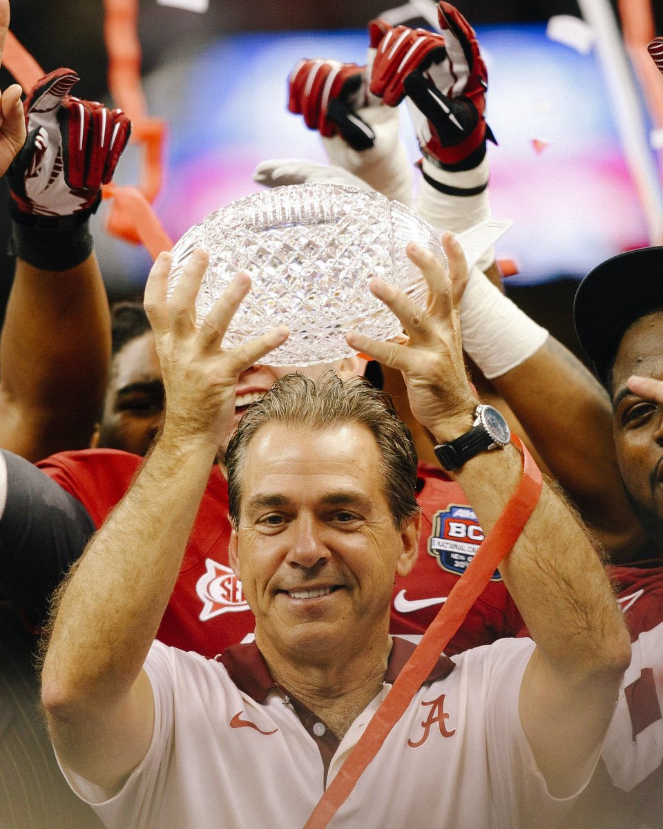 EvanHAbrams's tweet photo. Nick Saban was an underdog just 13 times in 17 seasons at Alabama.

He had more bowl wins (16), wins vs. top-3 teams (16) and 11+ win seasons (15) than games he was listed as a dog. https://t.co/lfrjNTpLhR