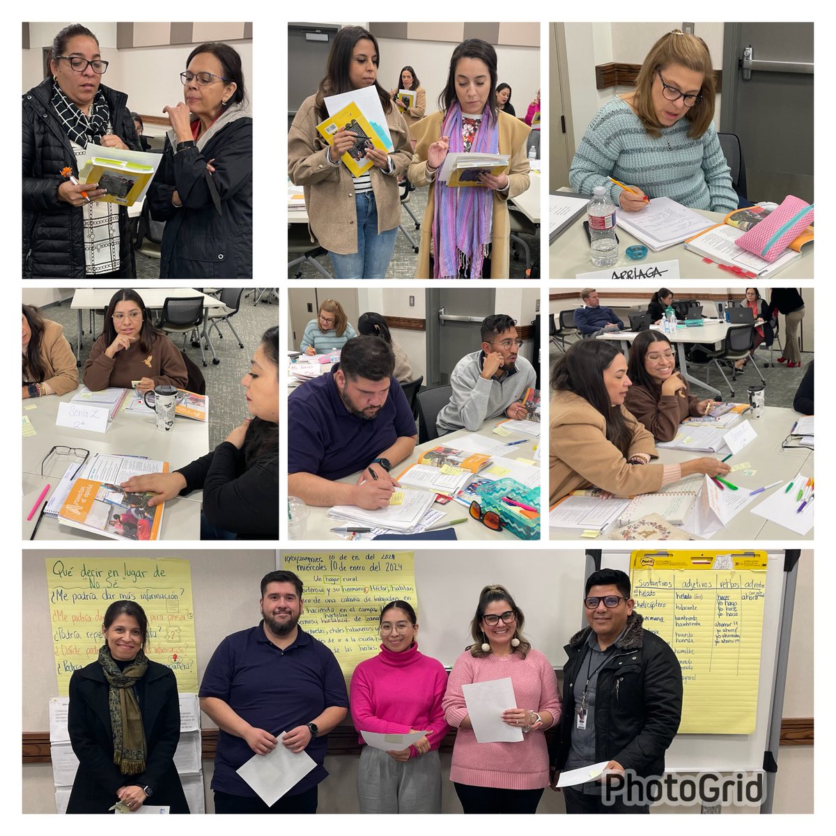 Mira 👀 nada más que maestros tan aplicados. Gracias 🤩 @AliefISD @vcalderonedu por invitar @Seidlitz_Ed a compartir #TomaLaPalabra de @DRMLARA . Un día lleno de 🗣️ 🧐 📖 y ✏️. Elevando el bilingüismo en cada aula.