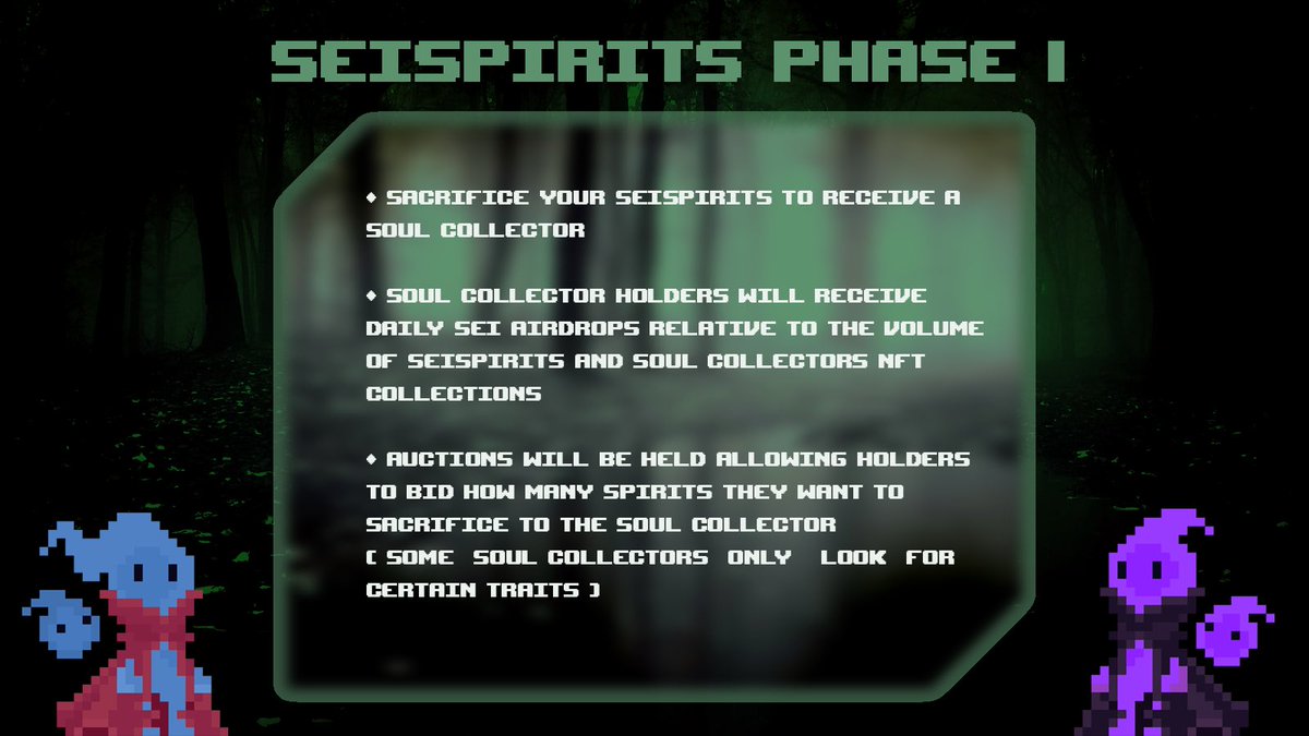 PHASE I: SOUL COLLECTORS

The first NFT collection with revenue sharing on $SEI